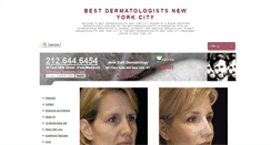 Desktop Screenshot of bestdermatologistsnewyorkcity.com